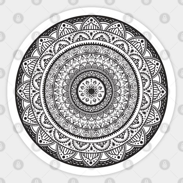 Mandala Sticker by Meeko_Art